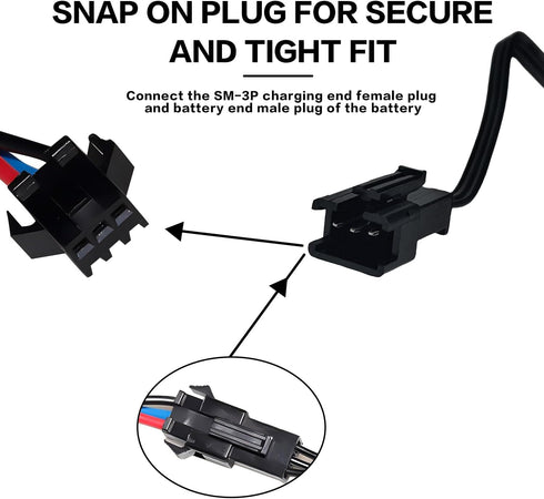 7.4V USB Charger Cable with SM-3PIN Plug Compatible RC Car RC Plane RC Tank RC Boat and Other Remote Control Toys for Universal 7.4V Lipo Battery ...