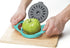 PrepWorks by Progressive Dishwasher Safe 16-Slice Thin Apple Slicer and Corer with Attached Safety Cover (Turquoise)...