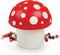Genuine Fred MERRY MUSHROOM Herb Grinder, Red/White, 3 inches...
