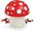 Genuine Fred MERRY MUSHROOM Herb Grinder, Red/White, 3 inches...