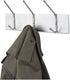 Safco 4161 Wall Rack Coat Hook, 3 Hook, Silver...