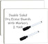 Dry Erase White Board for Student: 2-Pack Personal Whiteboard Lapboard for Kids, White Lapboard for Individual and School Supply...