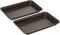 iDesign Decorative Countertop Vanity Tray Organizer for Bathroom, Bedroom, Closet, Entryway, Set of 2, 9.7" x 6.3" x 1", Bronze...