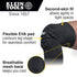 Klein Tools 60492 Knee Pads, Lightweight Padded Knee Sleeves, Breathable Mesh Back, Elastic Cuff with Slip-Resistant Silicone, Black, M/L...