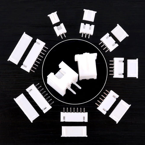 Glarks 1180 Pieces 2.54mm 2/3/4/5/6/7/8/9 Pin Housing Adapter Cable Connector Socket Male and Female with 2.54mm Female Pin Header Connector Perfe...