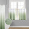 XTMYI Green Curtains for Kitchen Window,Sun Light Blocking Tier Cafe Curtain for Bedroom,Sage and White,24 Inch Long...