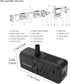 MQ 130GPH Submersible Water Pump (500L/H, 6W) with Filters and Water Nozzles, Ultra Quiet for Aquarium, Fish Tank, Pond, Fountain, Hydroponics...