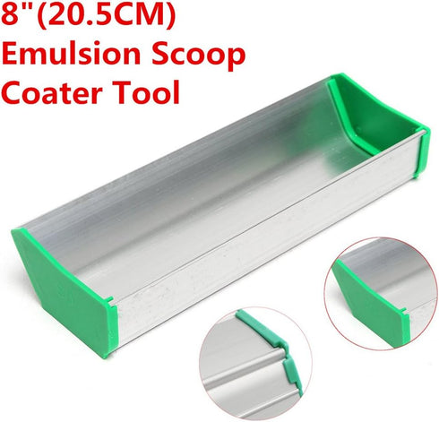 8" Dual Edge Emulsion Scoop Coater Tool for Silk Screen Printing Press...