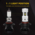 PHINLION 9145 9140 LED Fog Light Bulbs, 3800 Lumens Super Bright 12V H10 Fog Lights LED Replacement Bulb, 6000K Xenon White, Non-polarity, Pack of...