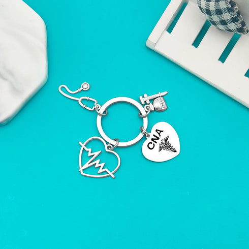 Xiahuyu 12 Pcs CNA Gifts Certified Nursing Assistant Keychain CNA Student Gift CNA Graduation Gift CNA Appreciation Gifts CNA Week Retirement Chri...