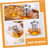 1 Set Teapot Loose Leaf Tea Pots Water Pitcher Loose Leaf Tea Maker Water Boiler Tea Infuser Kettle Tea Kettles Glass Tea Pot Handheld Water Jug S...