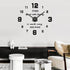 VANGOLD Wall Clock Big Wall Clocks for Living Room Decor, Decorative Wall Clocks Battery Operated (Black Wall Decor)...