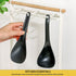DOERDO 3Pcs Rice Paddle Spoon Soup Spoon Non Stick Rice Scooper Cooking spoon for Rice Soup Potato, Black...