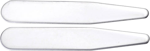 JOVIVI 36pc Stainless Steel Collar Stays in Clear Plastic Box for Mens Dress Shirt, Order The Sizes You Need (2.2")...
