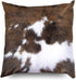 TOMWISH Pack of 2 Throw Pillow Covers Christmas Cowhide Printing Western 18x18 Pillow Cover,Decorative Throw Pillows Cushion Covers for Home Livin...