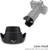 Lens Hood for Nikon Nikkor Z 24-200mm F4-6.3 VR, Reversible Lens Shade Replace Nikon HB-93 Lens Hood, Compatible with 67mm Filters and 67mm Lens C...