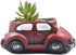 Cement Red Car Succulent Planter Flower Pots Succulent Plants Containers, Small Pot for Cactus Decor Planters for Indoor Plants...
