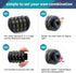 NO90 Bike Lock - 3 Feet High Security 4 Digit Resettable Combination Coiling Bike Cable Lock, 0.9m x 12mm - 1Pack(Blue)...