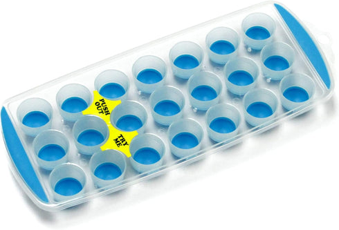 Chef Craft Select Plastic Ice Cube Tray, 11 inch in length yields 21 cubes, Color May Vary...