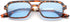 Pro Acme Vintage 70s Flat Pilot Aviator Sunglasses for Women Men, Small Frame Rectangular Glasses UV400 Protection Shades...