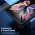 TOCOL [6 Items Designed for Samsung Galaxy Z Fold 3 5G- 2 Pack Front Tempered Glass Screen Protector + 2 Pack Inside TPU Screen Protector + 2 Pack...