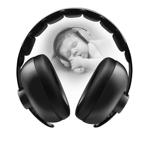 Baby Headphones Noise Cancelling Headphones for Babies for 3 Months to 3 Years (Black)...