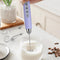 Milk Frother Handheld Rechargeable - Electric Whisk 3 Speed Adjustable, Coffee Frother Wand with 3 Stainless Whisks, Electric Foam Maker, Drink Mi...