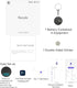 Bluetooth Key Finder Smart Tag Tracker Item Locator with Key Chain, Separate Battery Compartment, for Keys, Luggage, Backpacks (Nutale Findthing)...
