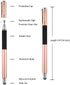 Mixoo Capacitive Stylus Pen, Disc & Fiber Tip 2 in 1 Series, High Sensitivity and Precision, Universal for ipad, iPhone, Tablets and Other Touch S...