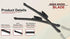 OTUAYAUTO Rear Windshield Wiper Blade - Replacement for Hyundai Veloster 2012-2017 Veloster Turbo Replacement OEM 988112V000...