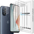Orzero (3+2) Compatible for OnePlus Nord N100 Phone, 3 Pack Tempered Glass Screen Protector + 2 Pack Flexible Glass Camera Lens Protector, HD Bubb...
