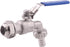 DERNORD Stainless Steel Ball Valve - 1/2 Inch Weldless Bulkhead for Building Home Brew Kettle/Mash Tun...