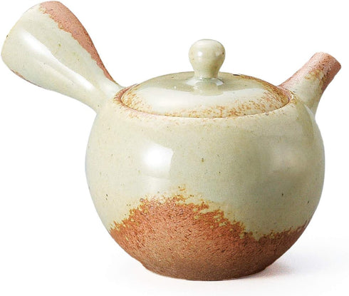Tokoname Y715 Isshin Ash Glazed Round Teapot, Tea, 8.1 fl oz (230 ml)...