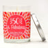 50th Birthday Candles Gifts for Women, Happy Birthday Candle, Peach, Lemon, Orange, Scented 100% Soy, 10 Oz. Jar Candle, Happy Birthday Gifts for ...