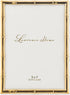 Lawrence Frames 5" W x 7" H Gold Metal Picture Frame with Bamboo Design (712257)...