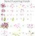 Realistic Magnolia Flower Stamps and Die and Layering Coloring Stencil Bundle for Card Making Album Arts Crafts Supplies...