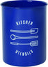 Now Designs Powder-Coated Steell Utensil Crock, Navy Blue, 5x6 inches...