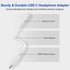 USB C to 3.5mm Samsung S24 Headphone Adapter for Samsung Galaxy S23 FE Ultra Plus S22 S21 A55 A35 A54 A34,Google Pixel 8 7 Pro 8a 7a,iPhone 15 Pro...