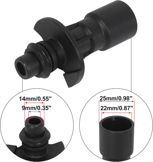 X AUTOHAUX Engine Oil Cooler Inlet Connector C2Z18658 LR028136 Plastic Replacement for Land Rover for Range Rover 2010-2016...