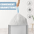 Small Trash Bags 4 Gallon - Drawstring 4 Gallon Trash Bag, Tear-Free 4 Gal Small Garbage Bags, Separated Unscented White Small Trash Bags Bathroom...