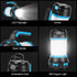 Camping Lantern, Rechargeable Flashlight with 1000 LM, 6 Modes LED Torch Outdoor Searchlight Tent Light, IPX5 Waterproof Emergency Light with 4000...