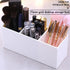 AKOAK 1 Pack Black and White Three Grid desktop Storage Box, Girl Makeup Brush Lipstick Eyebrow Pencil Display Stand, Office Pen Holder, Dressing ...