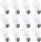 TORCHSTAR 12-Pack 5.5W A15 LED Light Bulbs, 40 Watt Equivalent, 5000K Daylight, E26 Medium Base, G45 Bulb Shape, for Ceiling Fan, Desk Lamp, Vanit...