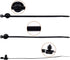 Fir Tree Nylon Push Mount Cable Zip Ties 8 inch, Multipurpose Tie Wire Clip Holder Adjustable Self Locking Cable Ties (20 pack)...