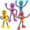 Flexible Bendable Figures Robot Set of 4 Twisted Deformed Doll Decompression Toy for Boys Girls Cool Stuff Cute Things Funny Gift...