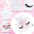 60PCS Eyelash Aftercare Bags,Eyelash Makeup Bags,Empty Eyelash Cosmetic Pouches,Multipurpose Lash Bags,Eyelash Pattern Zipper Pouch Toiletry Bag L...
