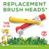 Beurer TB10 Kids Electric Toothbrush Replacement Brush Heads Only - 2 Pack - Theo The Tiger...