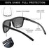 ZENOTTIC Polarized Sunglasses for Men Lightweight TR90 Frame UV400 Protection Square Sun Glasses...