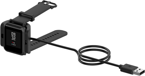 2-Pack Charger Compatible with Amazfit bip S Charger Replacement Charging Dock 3.3ft USB Cable for Amazfit Bip S A1805...