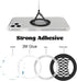 Phone Grip Strap Holder Silicone Cell Phone Gripper for Back of Phone Finger Holder for Hand, Compatible with iPhone, Samsung, Android Smart Phone...